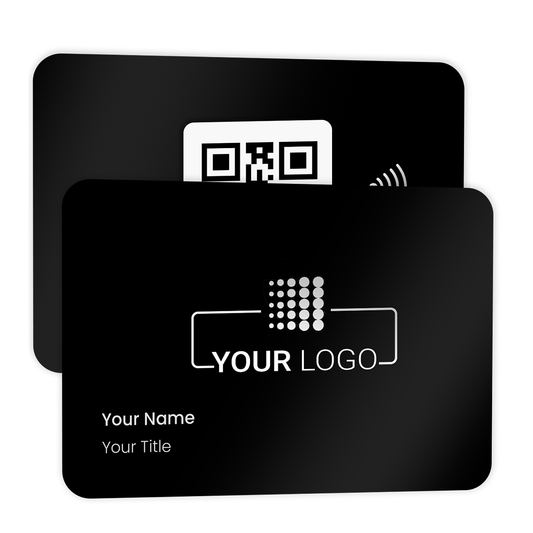 Custom metal card - Digital business card NFC + QR code