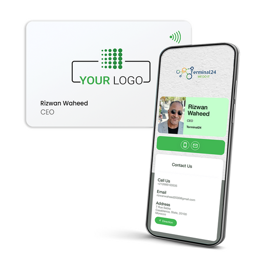 Custom smartcard NFC & QR code- Digital business card