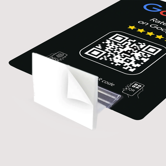 Google Review Booster - NFC / QR code display - review card
