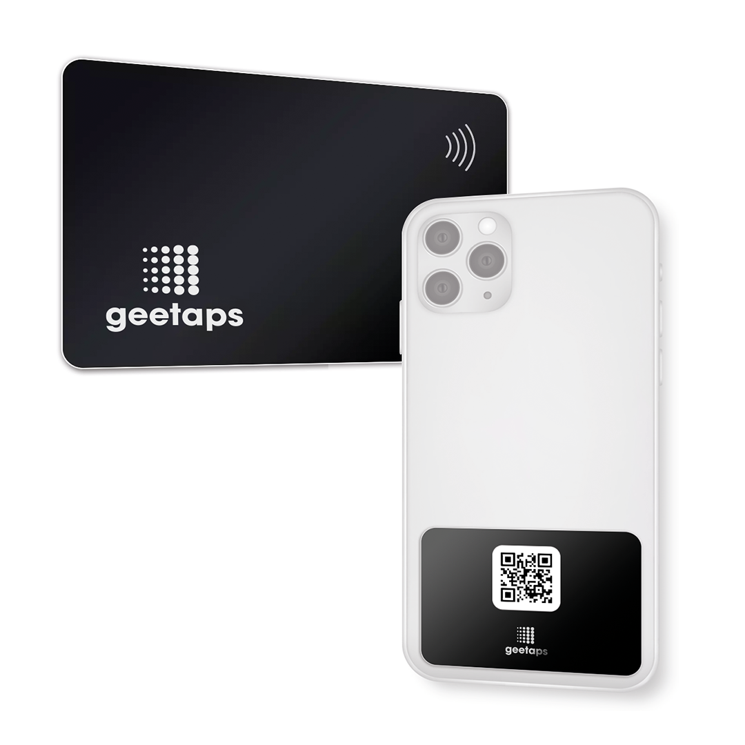 Smartcard with QR-Code - Digital business card