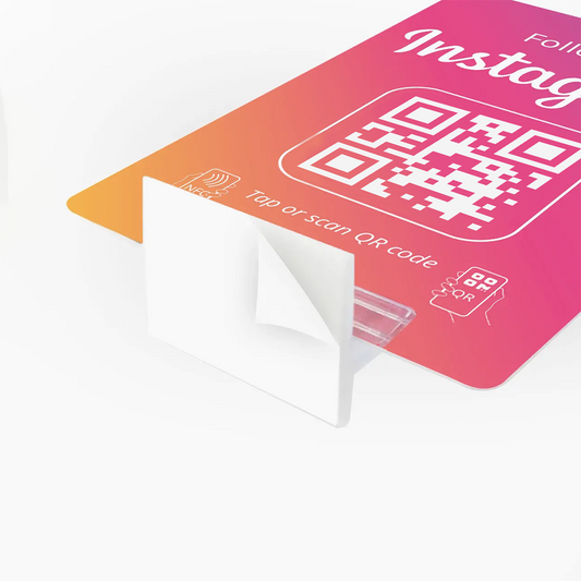 Instagram Booster Card - NFC/QR code display for instant follower growth
