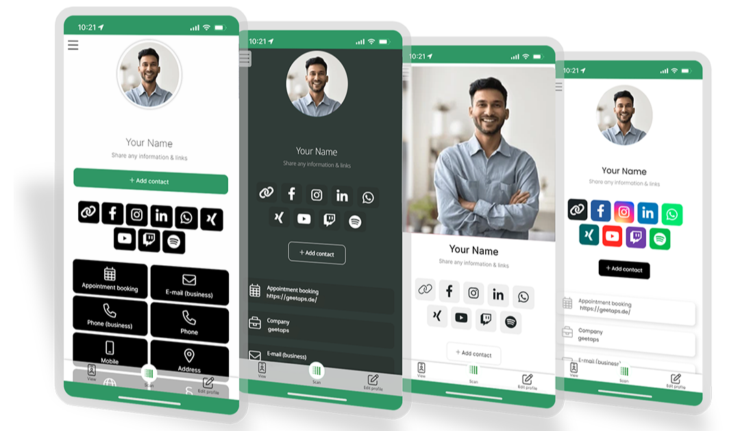 Digital profile - online activation (without card, purely digital)