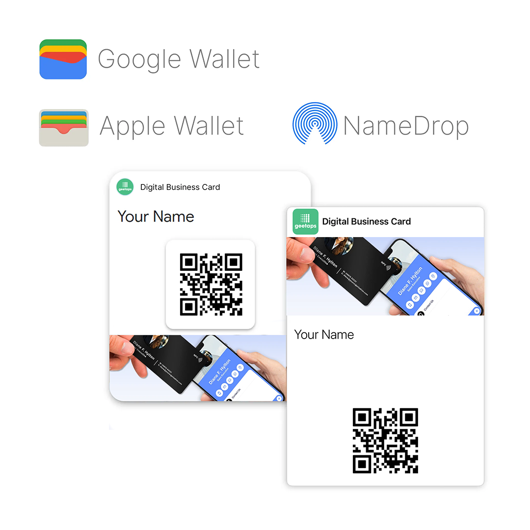 Geetaps keychain black - Digital business card