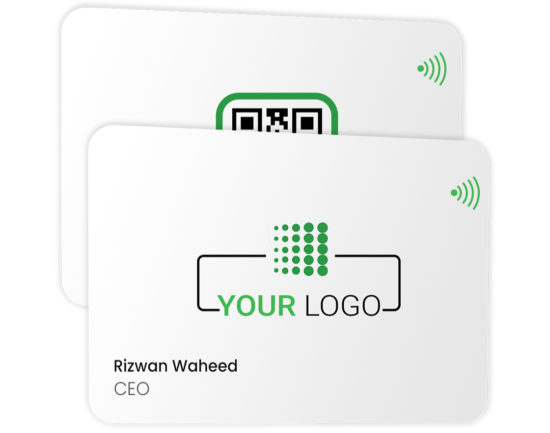 Geetaps Smart Card – NFC & QR Digital Business Card (Customisable)
