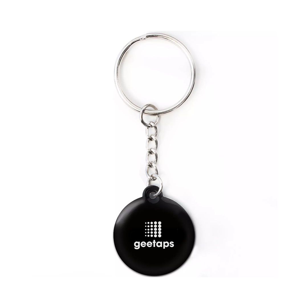 Geetaps keychain black - Digital business card