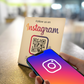 Instagram Booster Display – NFC/QR-Code Display